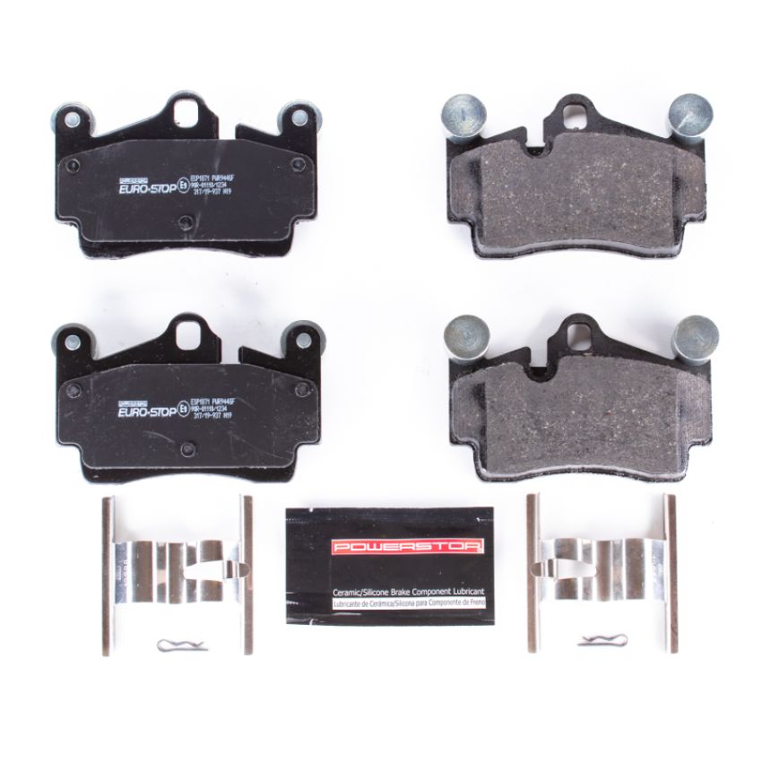 PowerStop ESP1871 EuroStop ECE-R90 Certified Brake Pad Set