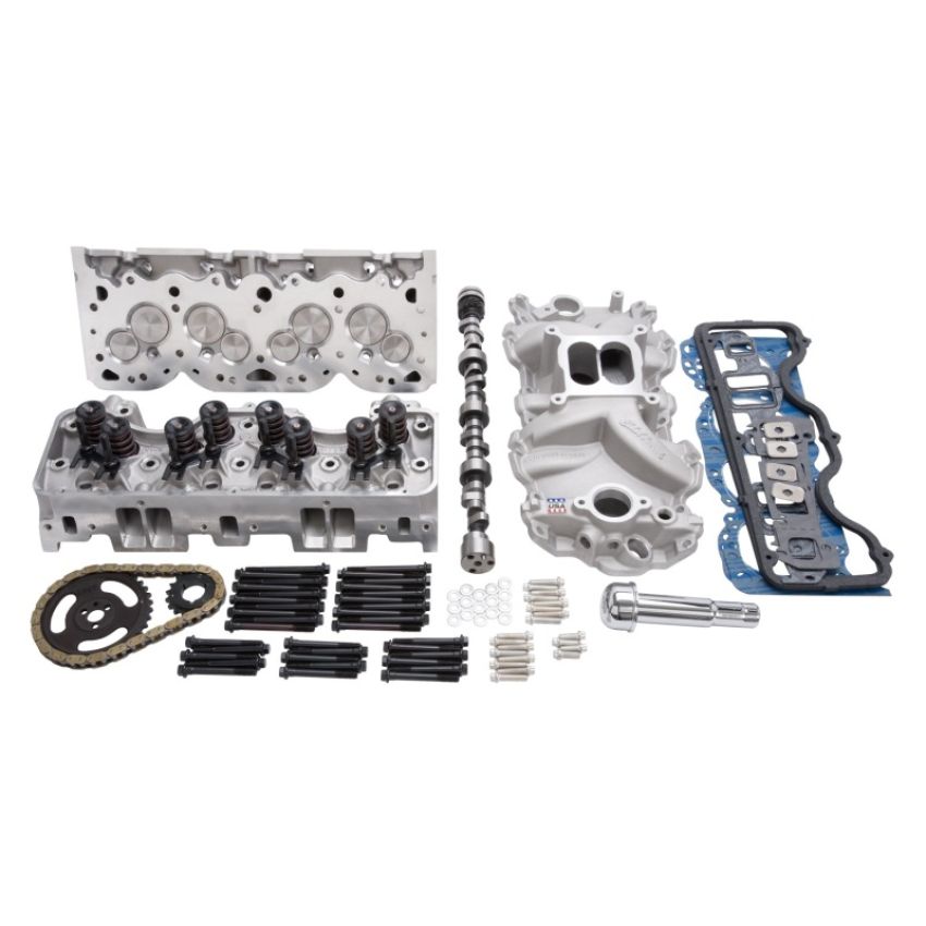 Edelbrock 2039 Power Package Top End Kit Performer RPM 348-409 BB Chevy W-Series V8 450+ Hp