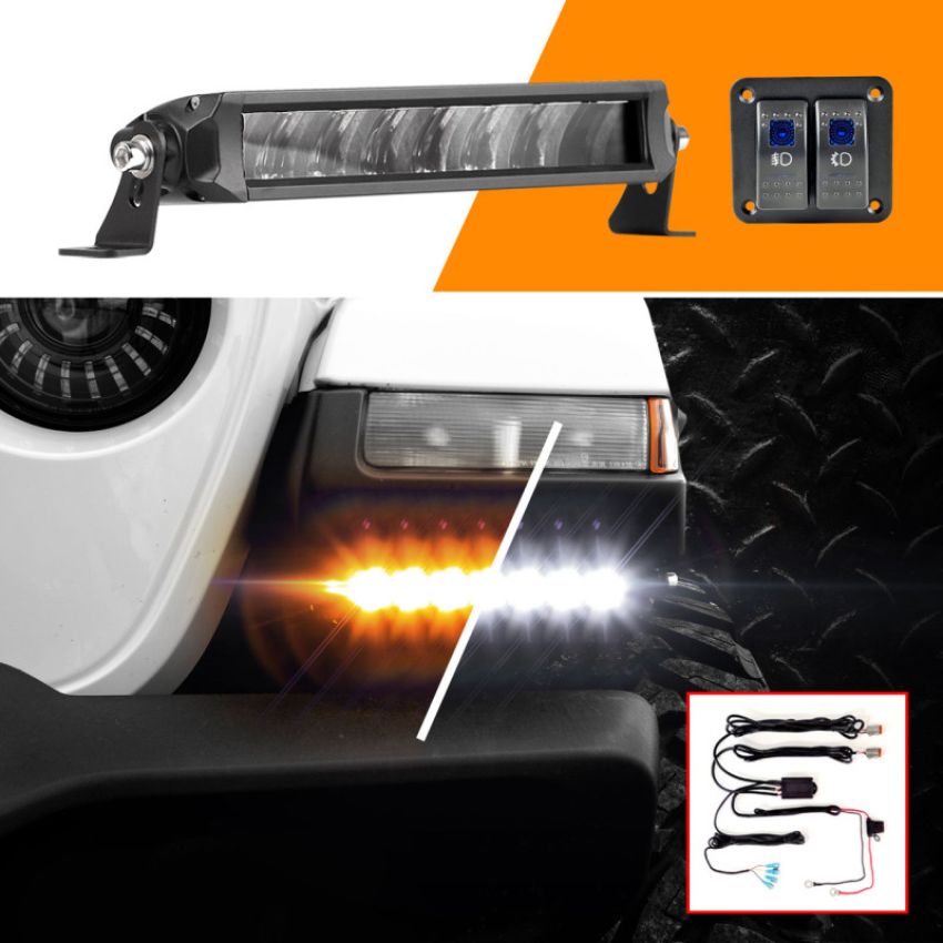 XKGLOW XK064006-FS-KIT XK Glow Razor Light Bar Fog + Strobe Kit 6in