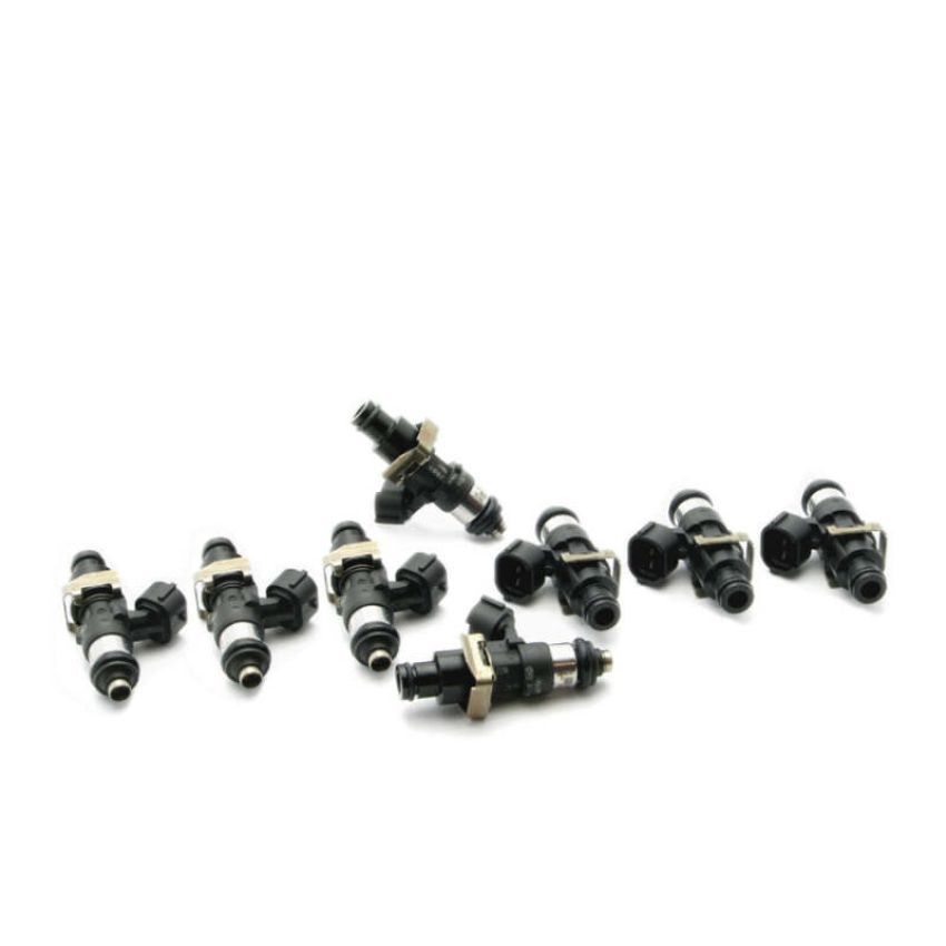 DeatschWerks 16S-10-2400-8 Bosch EV14 Universal 48mm/11mm Matched Set of 8 Injectors 2400cc/min