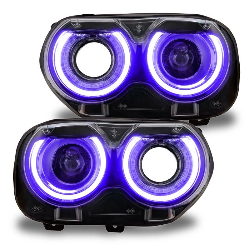 Oracle Lighting 1329-330 2015-2023 Dodge Challenger ColorSHIFT┬о RGB+W Headlight DRL Upgrade Kit