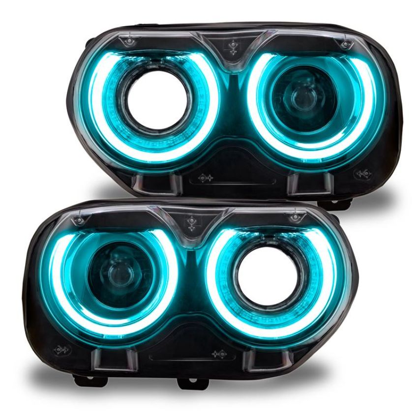 Oracle Lighting 1329-330 2015-2023 Dodge Challenger ColorSHIFT┬о RGB+W Headlight DRL Upgrade Kit
