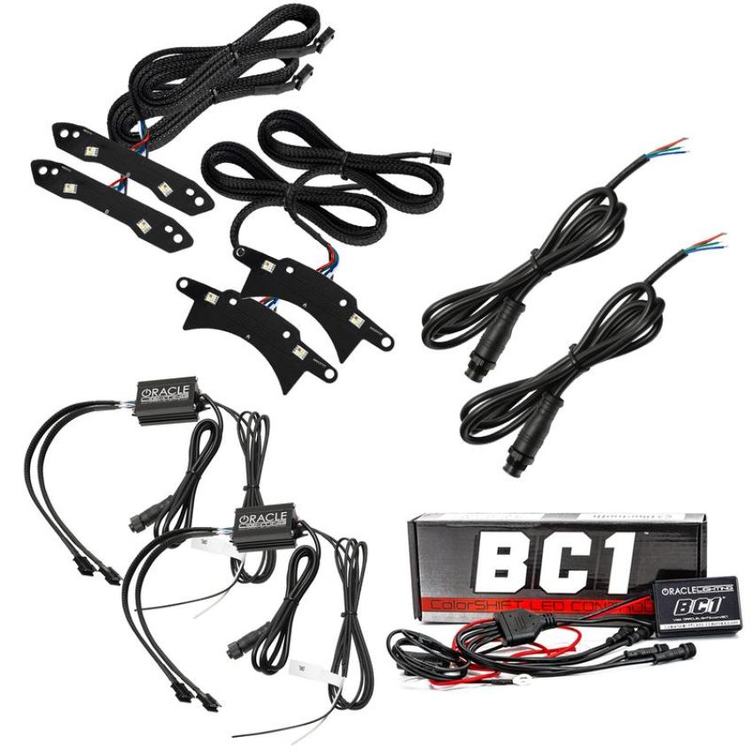 Oracle Lighting 1329-335 2015-2023 Dodge Challenger ColorSHIFT┬о RGB+W Headlight DRL Upgrade Kit