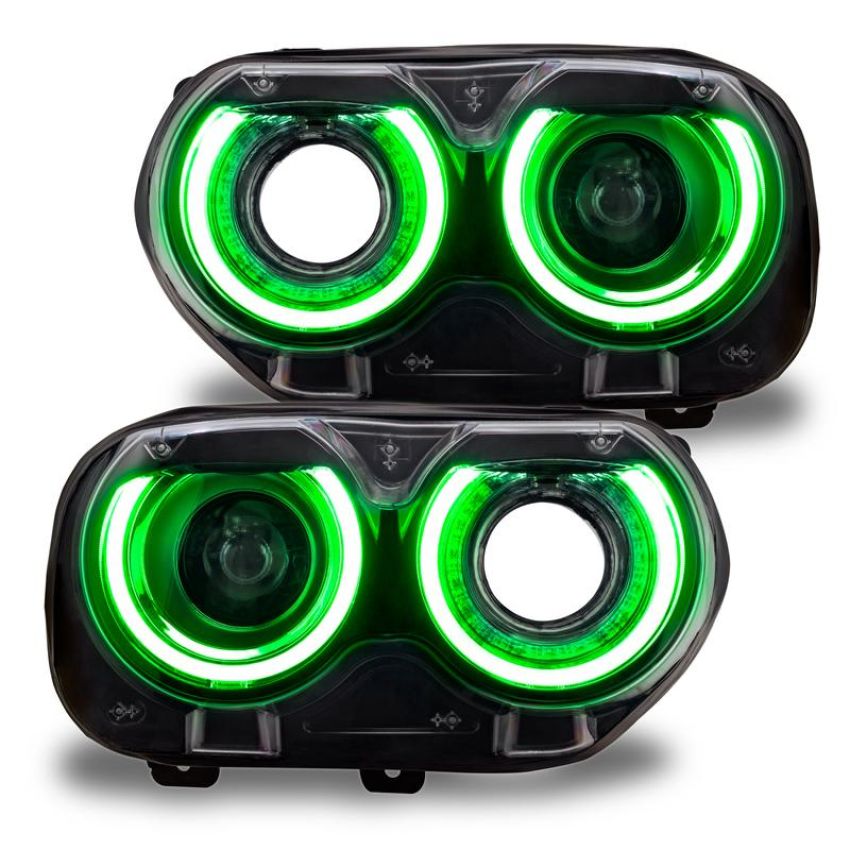 Oracle Lighting 1329-335 2015-2023 Dodge Challenger ColorSHIFT┬о RGB+W Headlight DRL Upgrade Kit