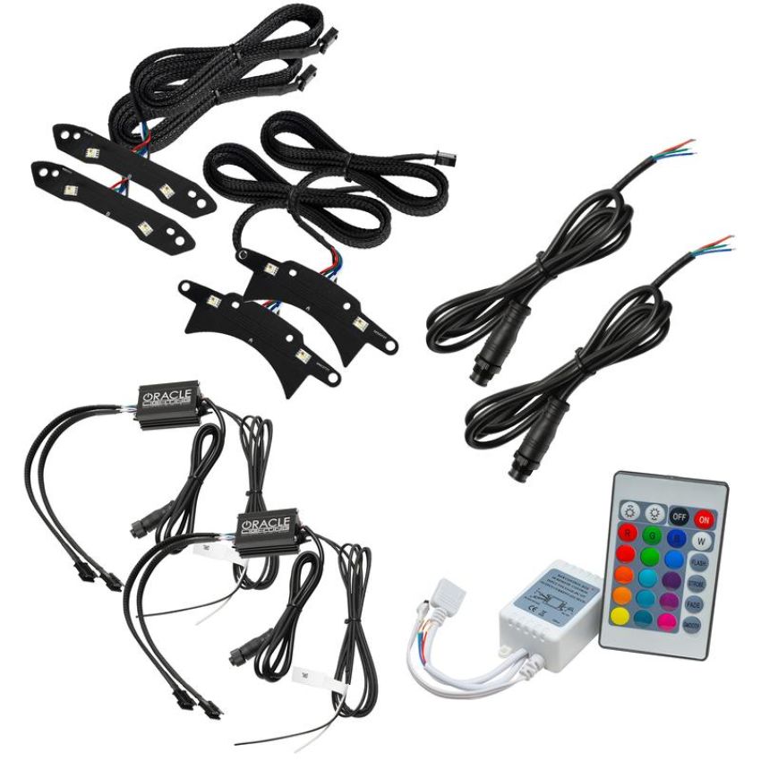 Oracle Lighting 1329-504 2015-2023 Dodge Challenger ColorSHIFT┬о RGB+W Headlight DRL Upgrade Kit