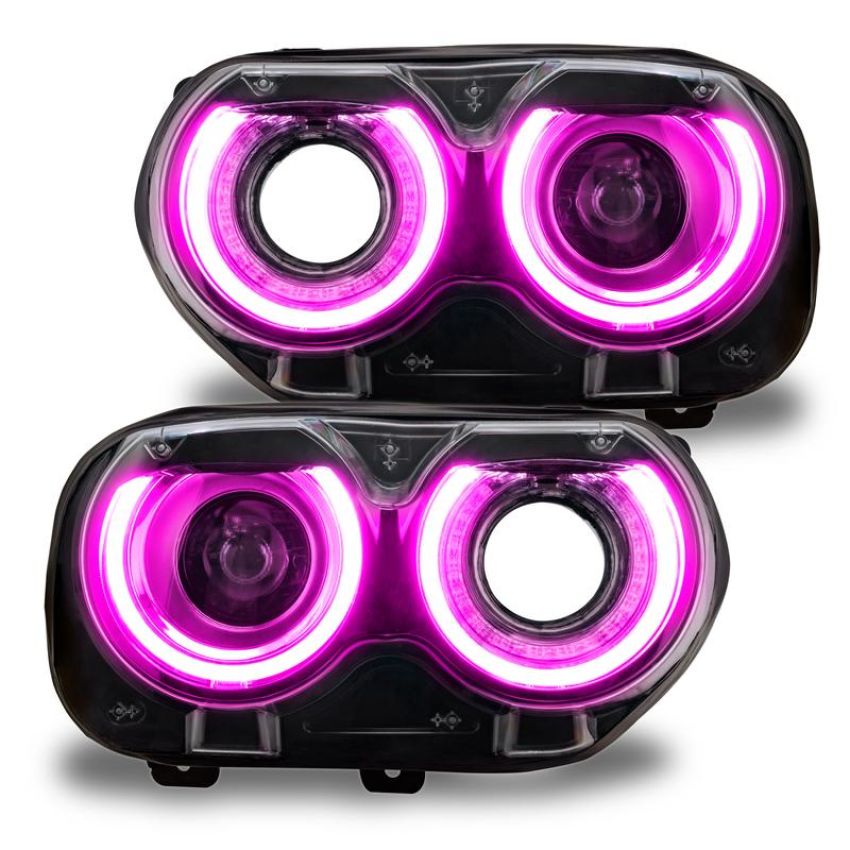 Oracle Lighting 1329-504 2015-2023 Dodge Challenger ColorSHIFT┬о RGB+W Headlight DRL Upgrade Kit