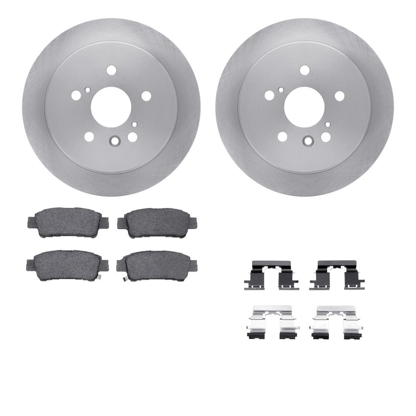 Dynamic Friction 6512-76656 Rotor Kit