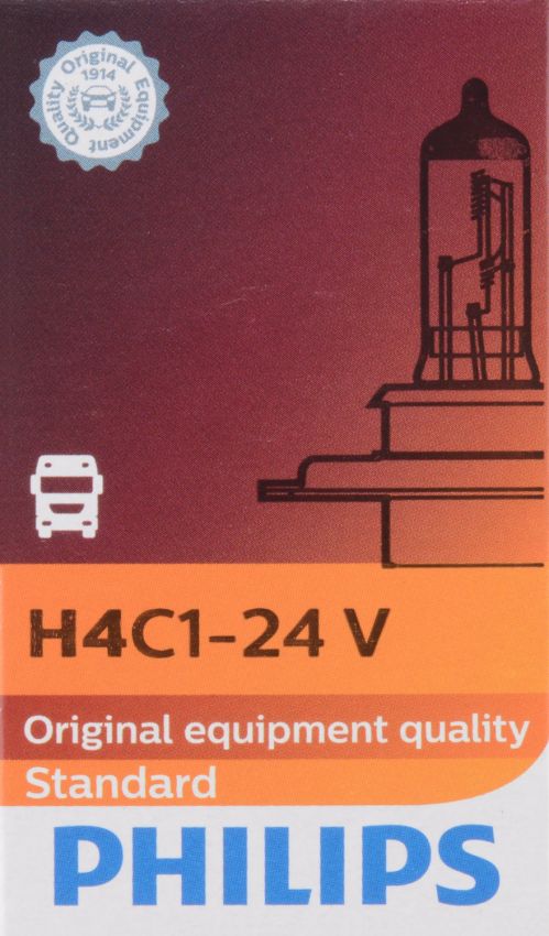 Philips H4C1-24V Philips Standard Headlight H4-24v