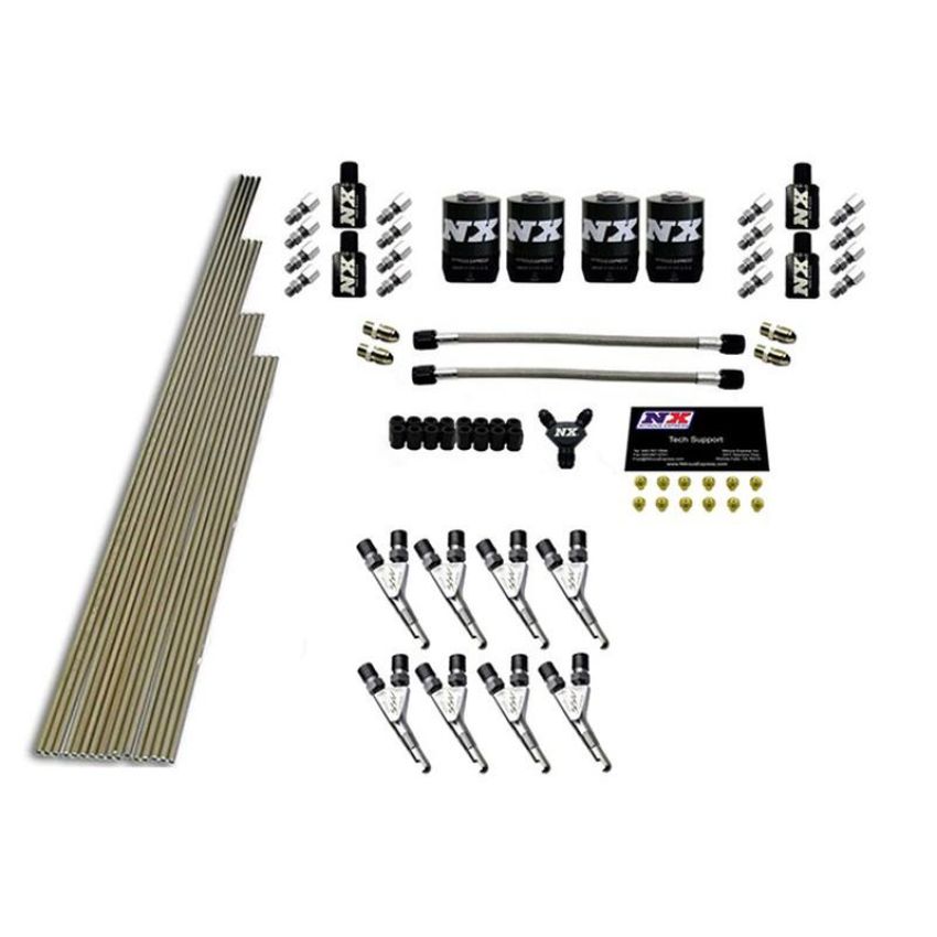 Nitrous Express 13383 8-CYL SSV NOZZLE INTAKE PLUMBING KIT (INCL. ALL NECESSARY HARDWARE)