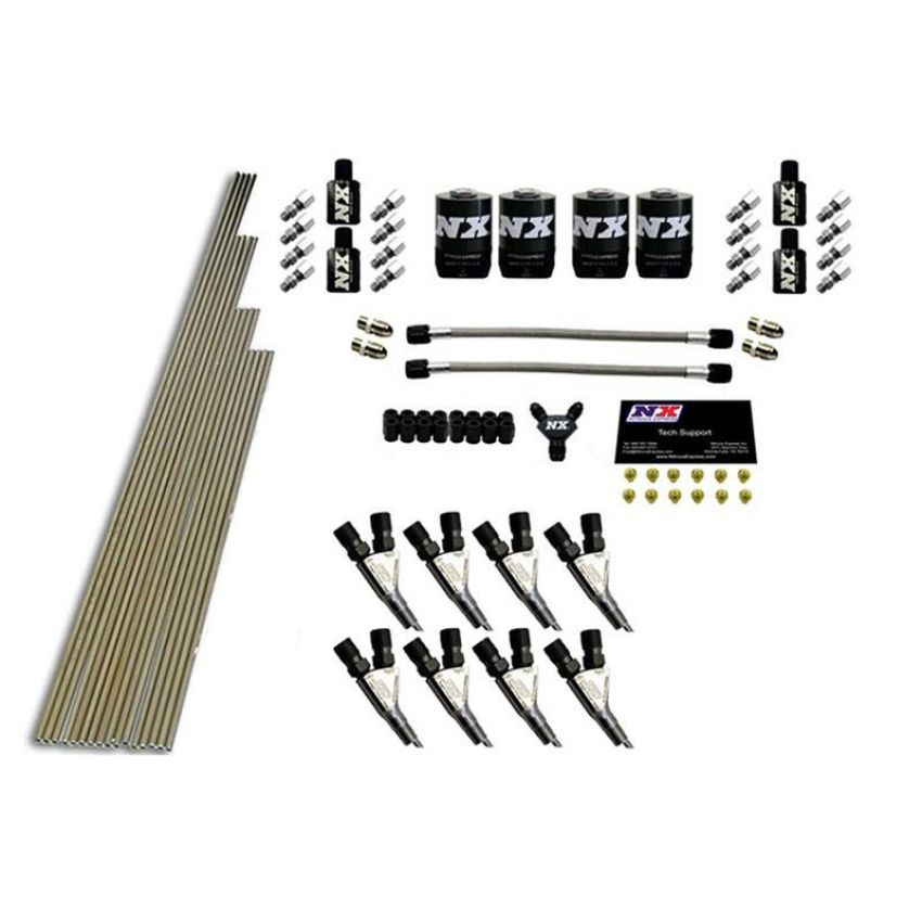 Nitrous Express 13384 8-CYL STD NOZZLE INTAKE PLUMBING KIT (INCL. ALL NECESSARY HARDWARE)