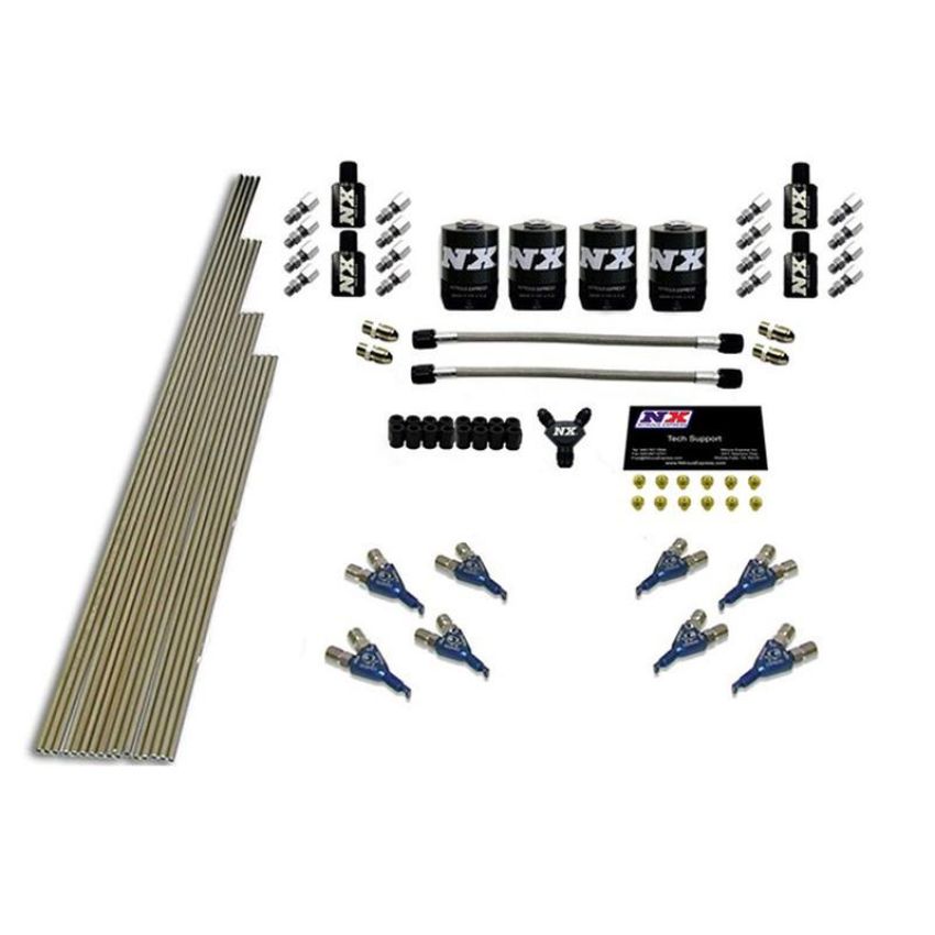 Nitrous Express 13386 8-CYL PIRANHA NOZZLE INTAKE PLUMBING KIT (INCL. ALL NECESSARY HARDWARE)