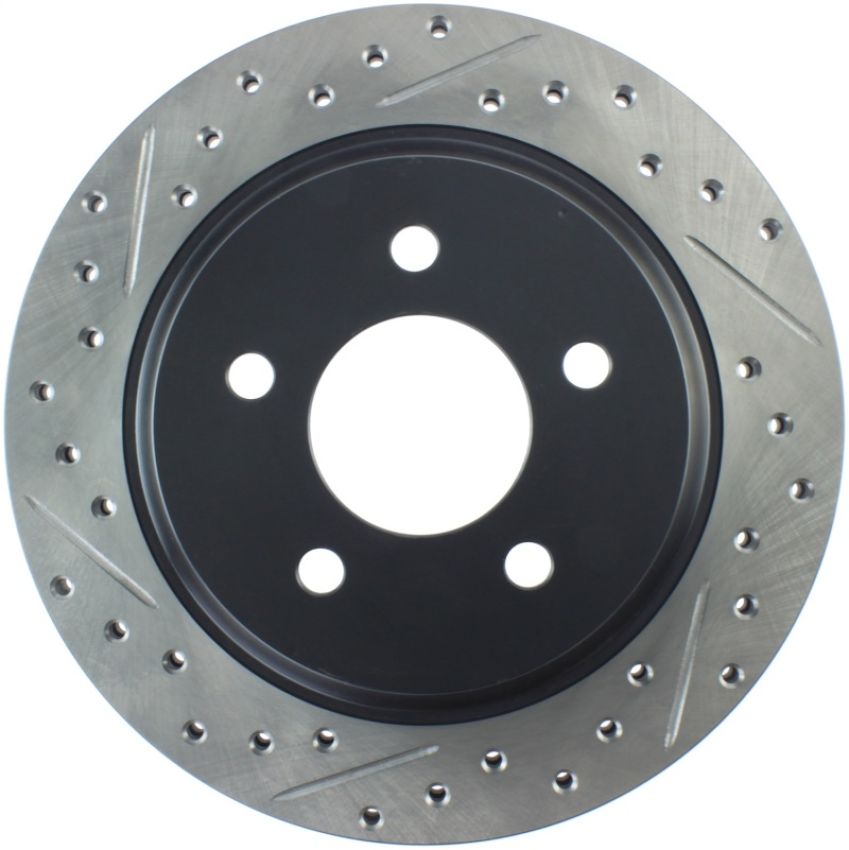 Stoptech 127.61046R Slotted & Drilled Sport Brake Rotor