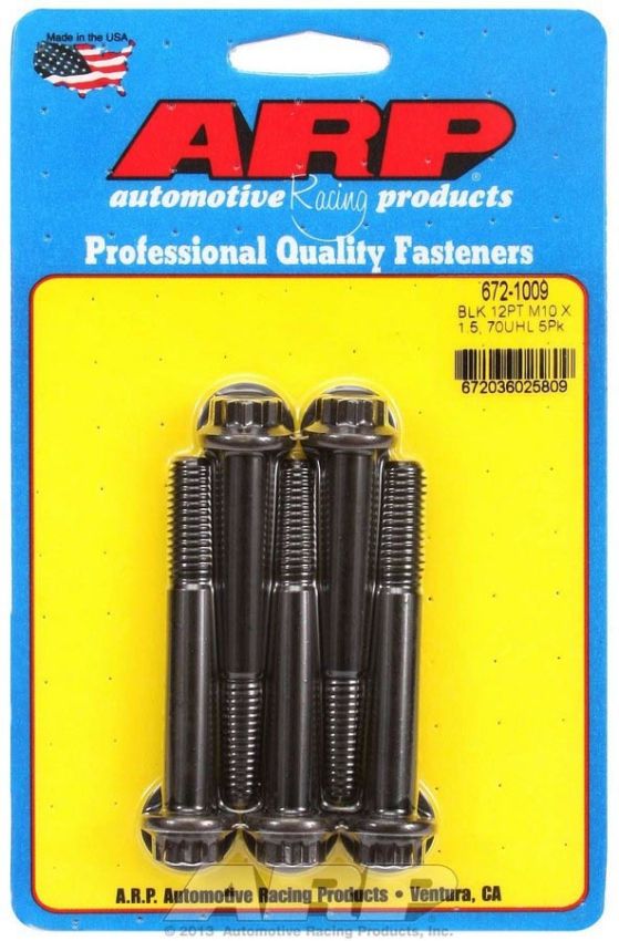 ARP ARP672-1009 Bolt Kit - 12pt. (5) 10mm x 1.5 x 70mm