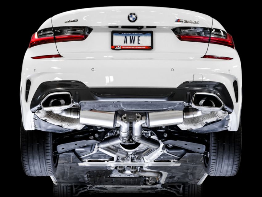 AWE Tuning 3015-11060 2019+ BMW M340i (G20) Resonated Touring Edition Exhaust (Use OE Tips)