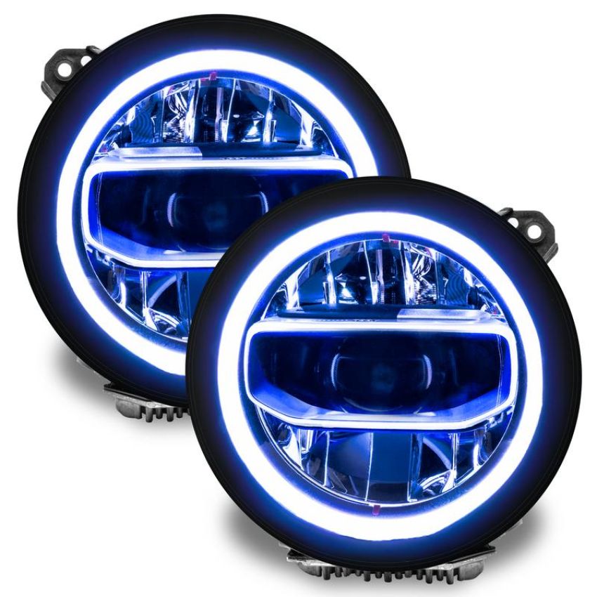 Oracle Lighting 1346-334 Jeep Wrangler JL/Gladiator JT ColorSHIFT RGB+W Headlight DRL Kit - w/No Cont.