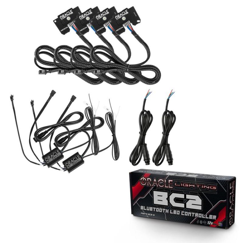 Oracle Lighting 1346-335 Jeep Wrangler JL/Gladiator JT ColorSHIFT RGB+W Headlight DRL Kit - w/BC2 Cont.
