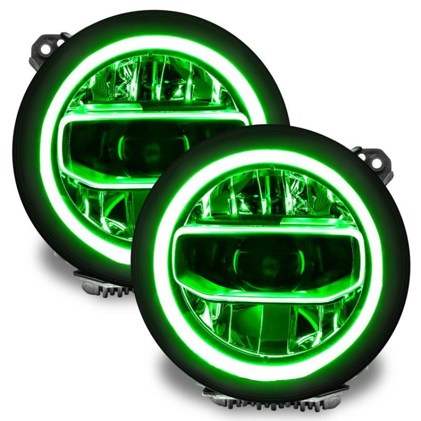 Oracle Lighting 1346-504 Jeep Wrangler JL/Gladiator JT ColorSHIFT RGB+W Headlight DRL Kit - w/SIM Cont.