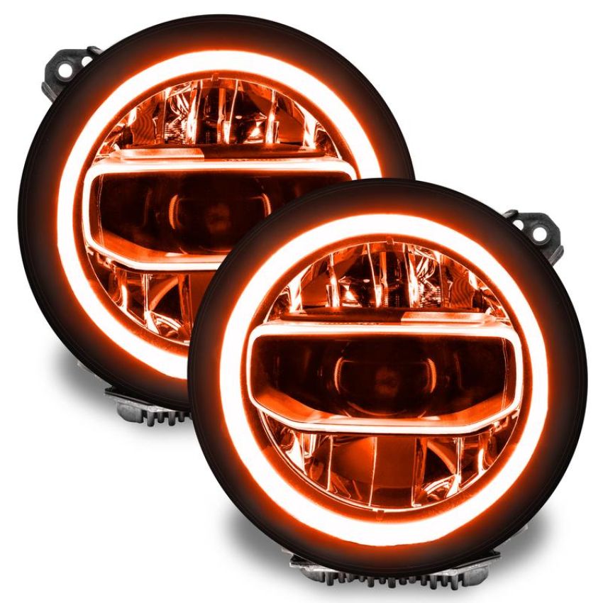 Oracle Lighting 1346-504 Jeep Wrangler JL/Gladiator JT ColorSHIFT RGB+W Headlight DRL Kit - w/SIM Cont.