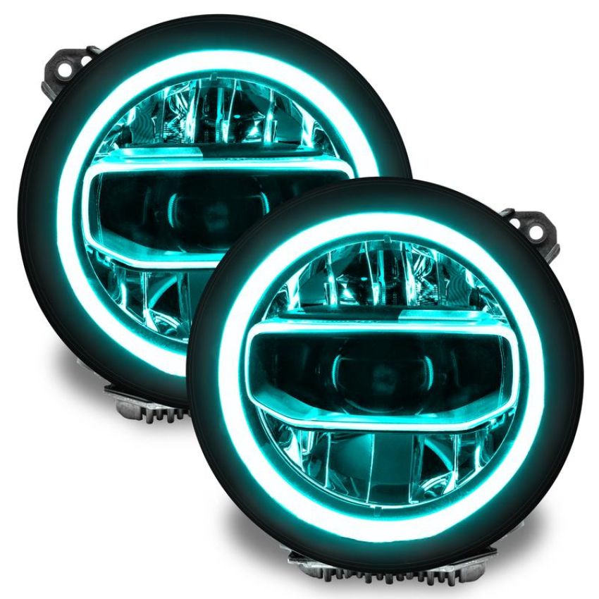 Oracle Lighting 1346-504 Jeep Wrangler JL/Gladiator JT ColorSHIFT RGB+W Headlight DRL Kit - w/SIM Cont.