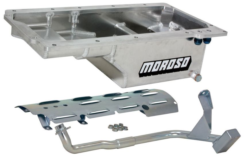 MOROSO MOR21150 LS1 Billet Rail Oil Pan Kit w/Tray