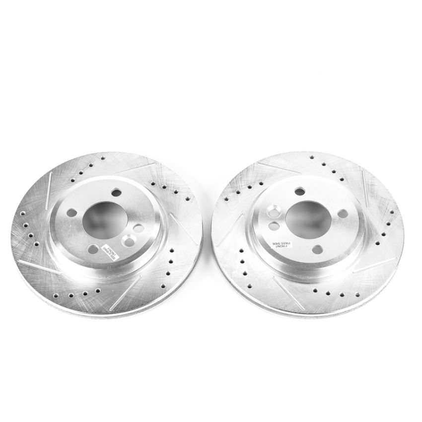 PowerStop EBR651XPR PowerStop Evolution Performance Drilled, Slotted & Plated Brake Rotor Pair