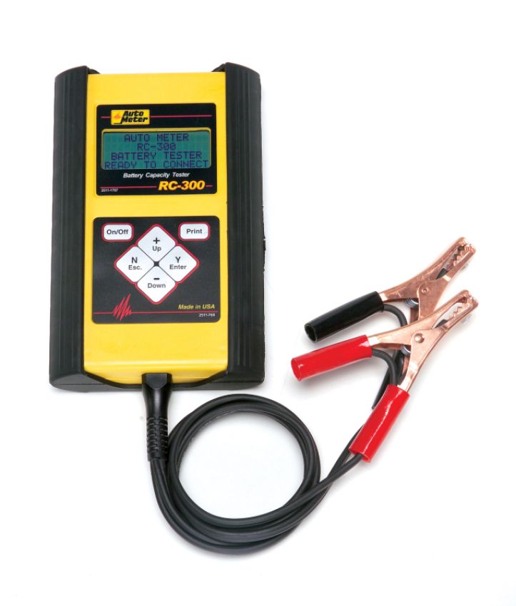 AutoMeter RC-300 4-50AH BATTERY CAPACITY TESTER, HANDHELD