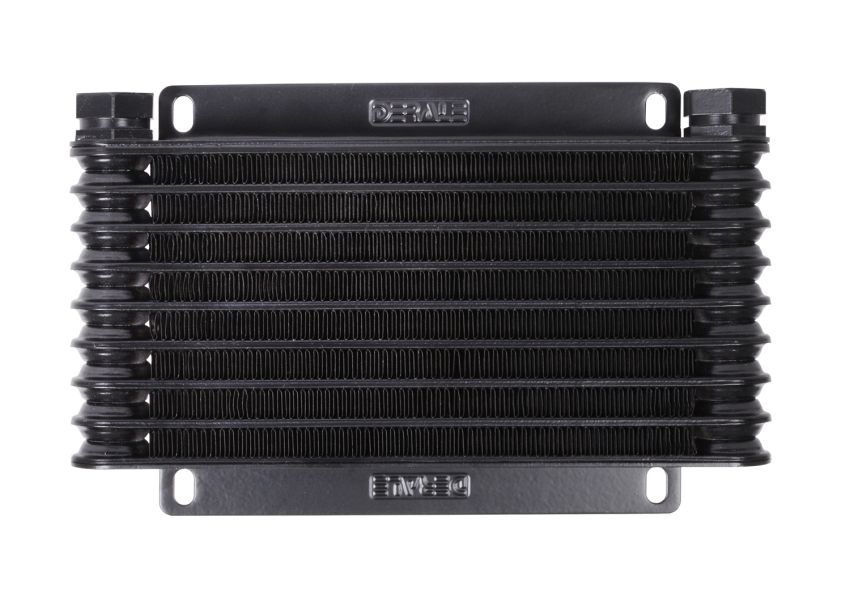 Derale 13612 9 Row Series 9000 Plate & Fin Transmission Cooler Kit, 1/2