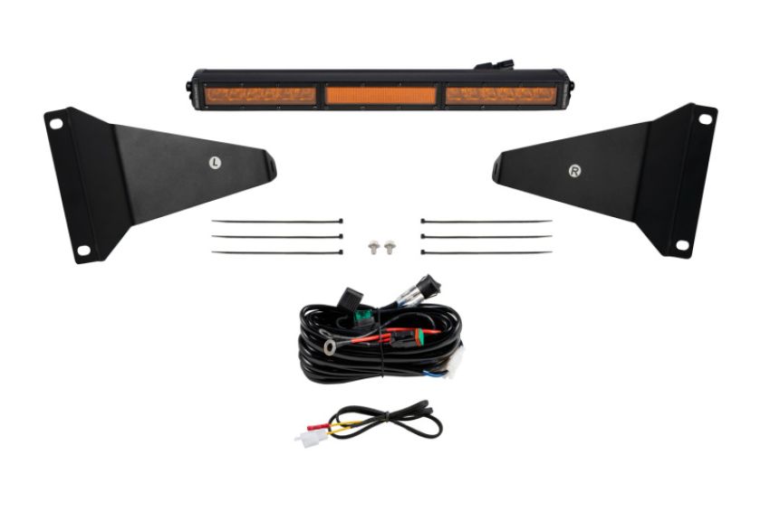 Diode Dynamics DD7628 Stealth Bumper Light Bar Kit for 2019-Present Ram - Amber Combo