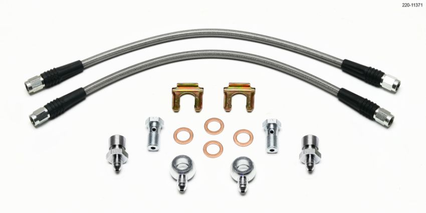 Wilwood 220-11371 Flexline Kit D52 Caliper 14in w/ Banjo 7/16-20