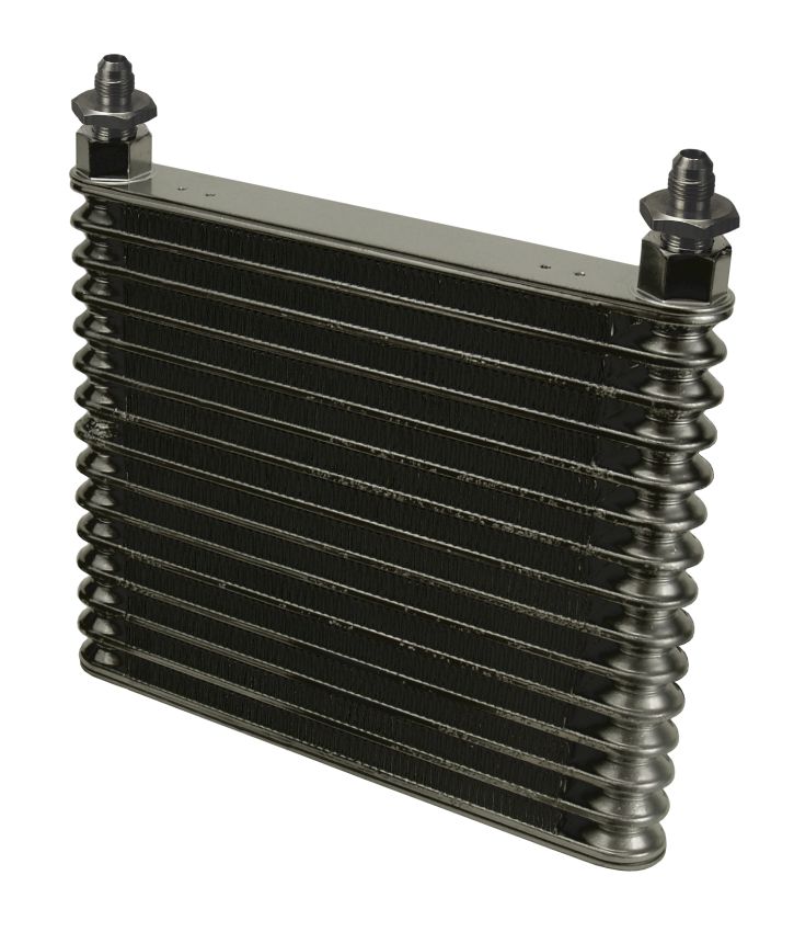 Derale 13751 15 Row Atomic Cool Plate & Fin Replacement Cooler, -6AN