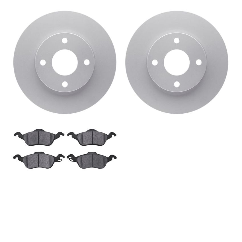 Dynamic Friction 4502-54233 Rotor Kit