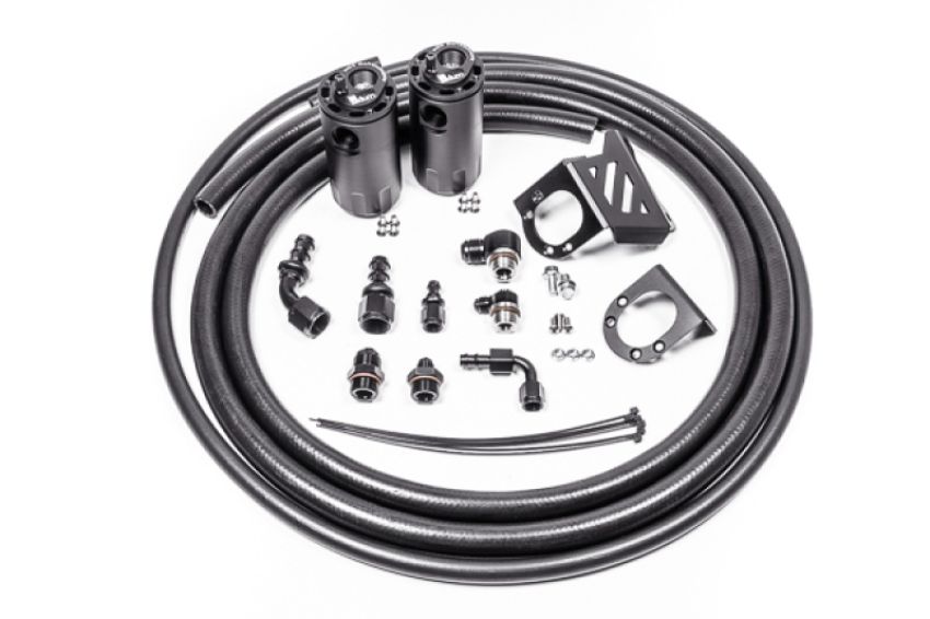 Radium Engineering 20-0840-FL DUAL CATCH CAN KIT, 05-23 TOYOTA TACOMA, FLUID LOCK