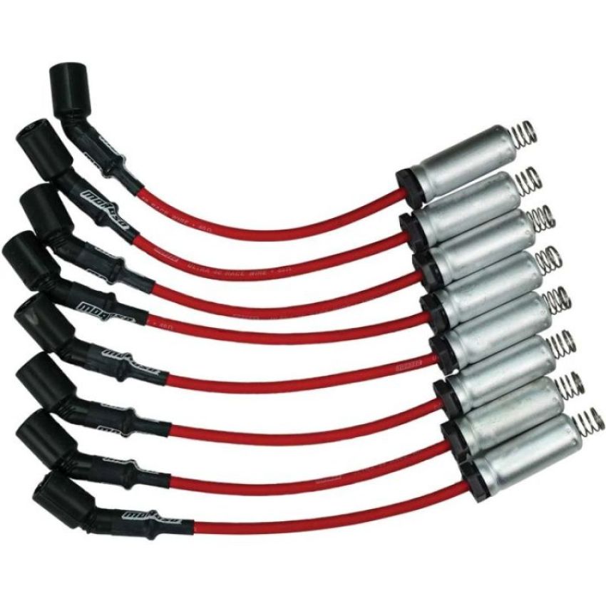 Moroso 73681 GM LS Ignition Wire Set - Ultra 40 - Unsleeved - Coil-On - 12in Wire - Red