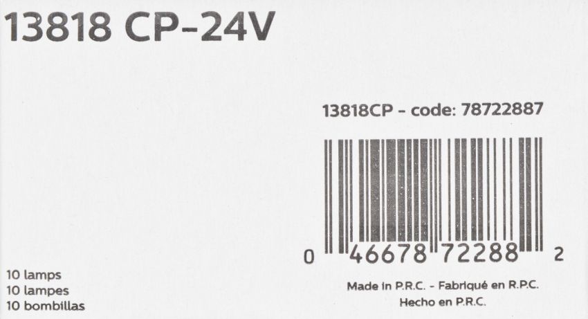 Philips R10WCP-24V Philips Standard Minature R10W-24v Pack of 10