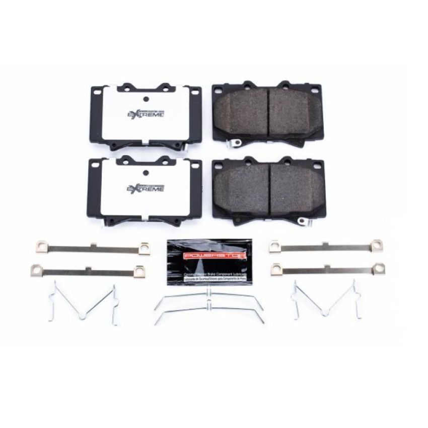 PowerStop Z36-772 PowerStop - Z36 Truck and SUV Carbon-Fiber Ceramic Brake Pads with Hardware Kit