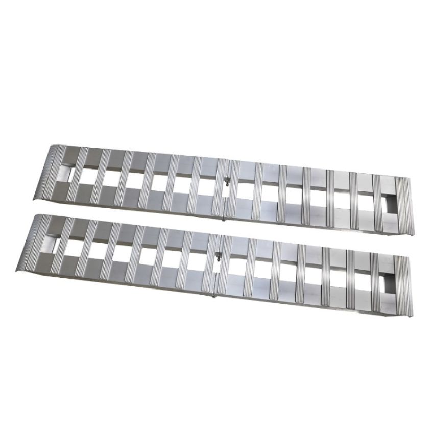 GEN-Y Hitch GH-102595 Gen-Y Heavy-Duty 8ft Aluminum Foldable Loading Ramps 15in x 96in 3K Capacity Per Ramp - Pair