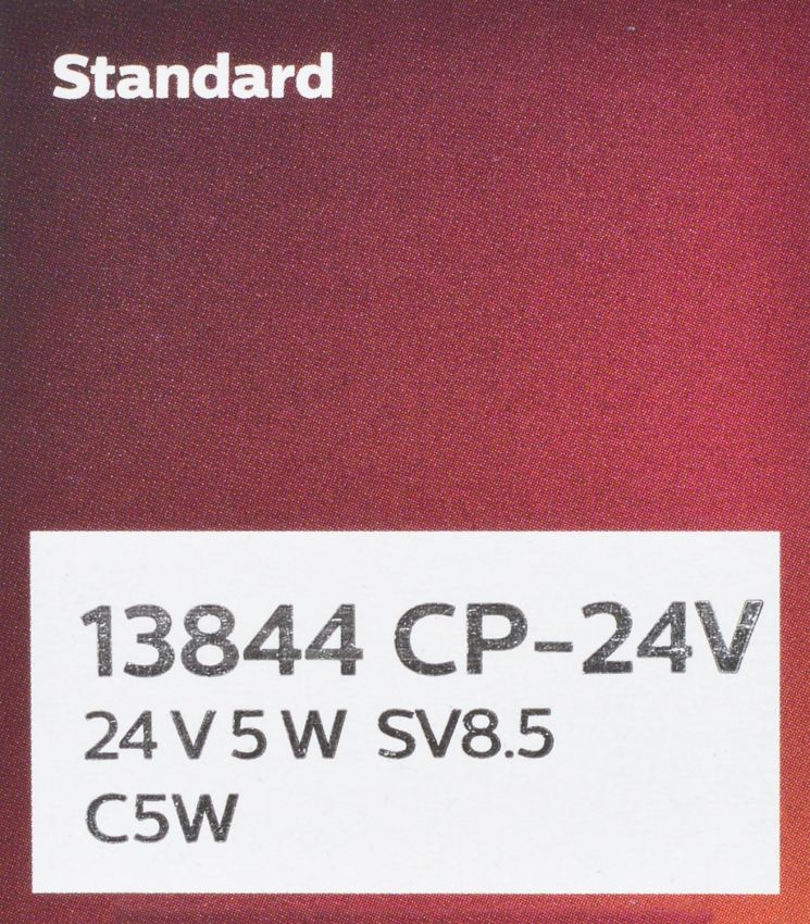 Philips 13844CP-24V Philips Standard Minature 13844 Pack of 10