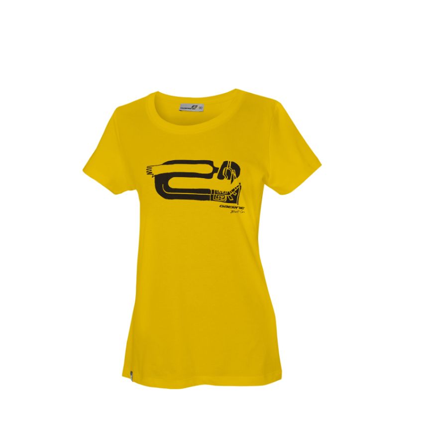 Gaerne 4395-009-M G.Dude Tee Shirt Ladies Yellow Size - Medium