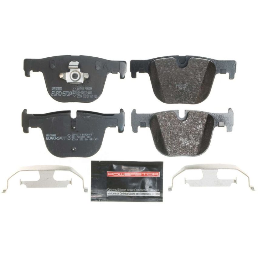PowerStop ESP1978 EuroStop ECE-R90 Certified Brake Pad Set