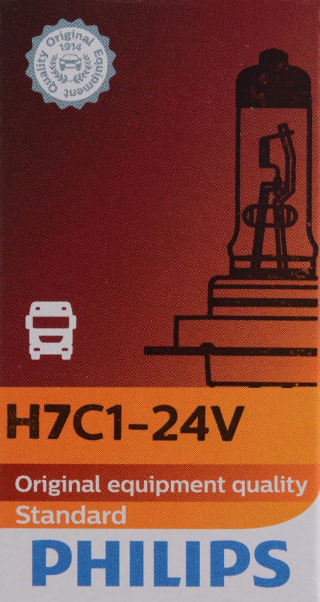 Philips H7C1-24V Philips Standard Headlight H7-24v