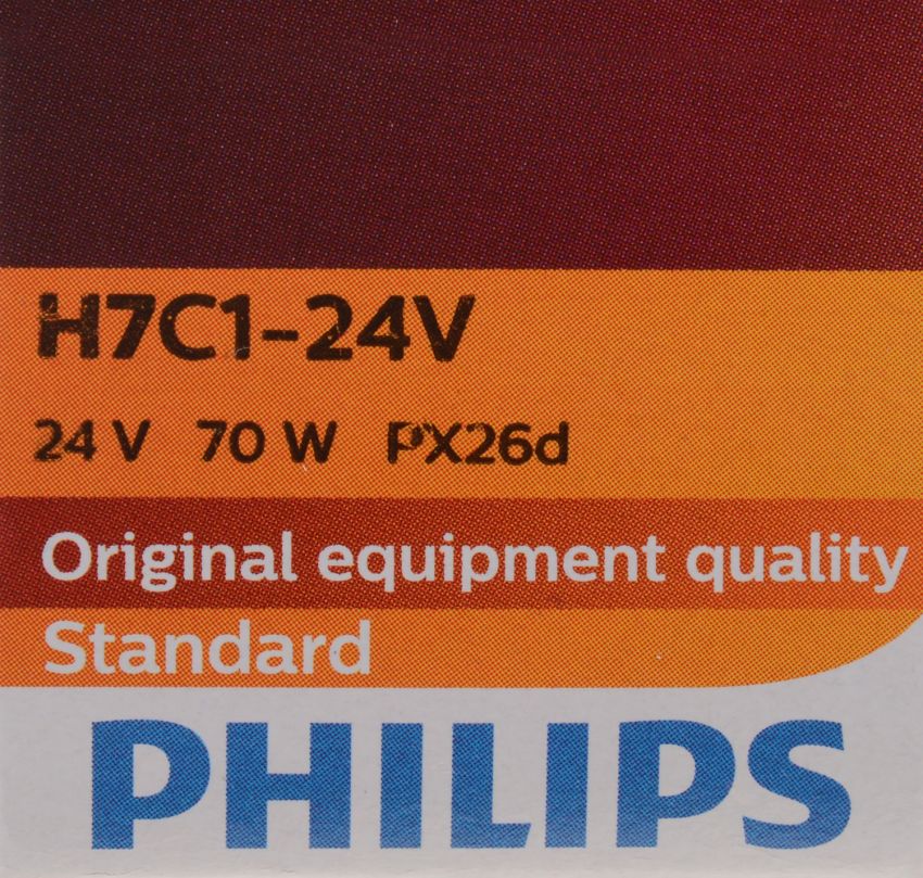 Philips H7C1-24V Philips Standard Headlight H7-24v
