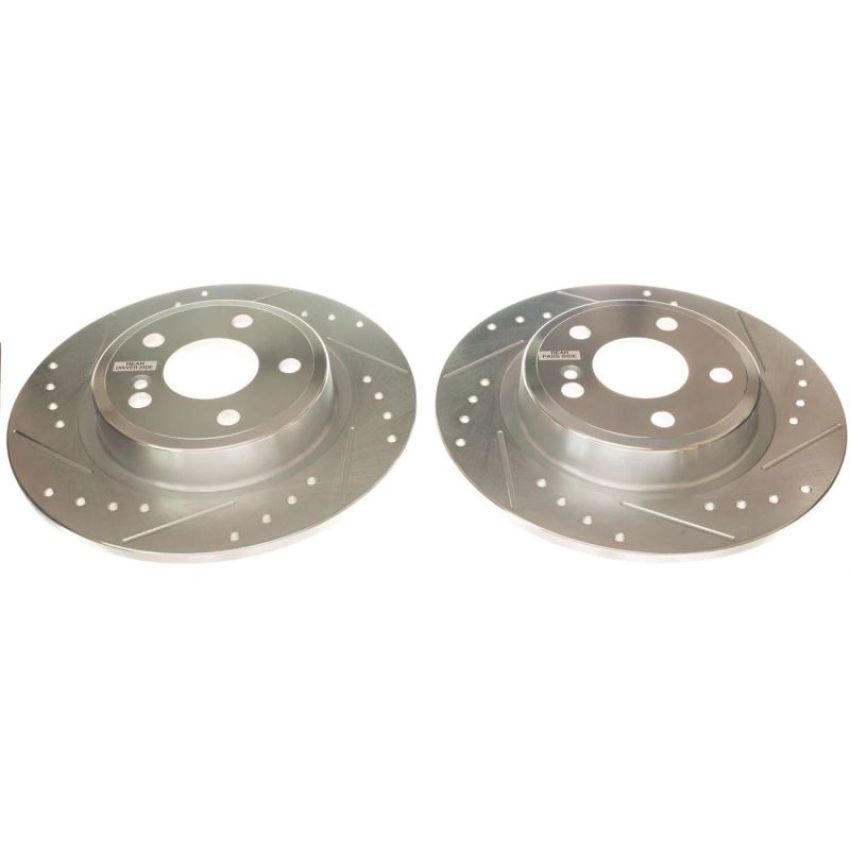 PowerStop EBR1488XPR PowerStop Evolution Performance Drilled, Slotted & Plated Brake Rotor Pair