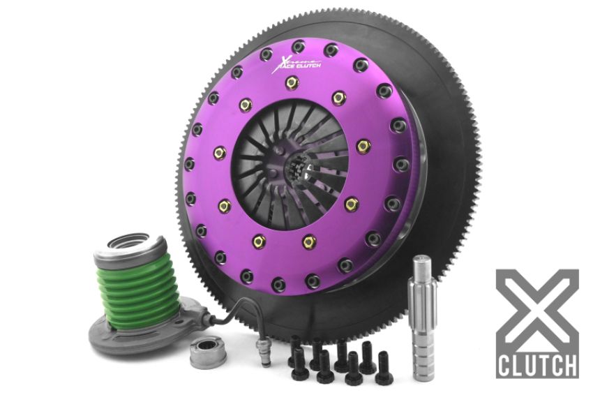 XCLUTCH XKFD23656-2E 05-10 Ford Mustang GT 4.6L 9in Twin Solid Ceramic Clutch Kit