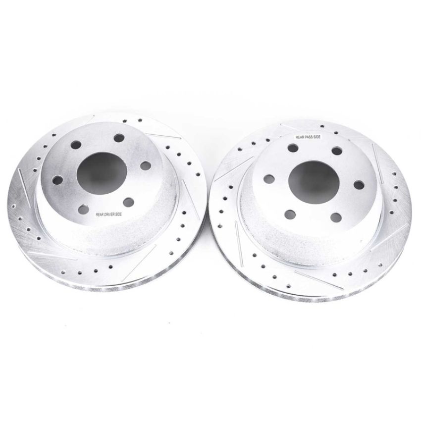 PowerStop AR8645XPR PowerStop Evolution Performance Drilled, Slotted & Plated Brake Rotor Pair