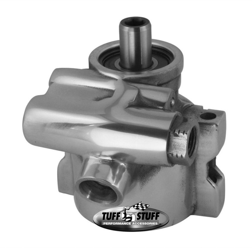 TUFF-STUFF TFS6175ALP-6 GM LS1 Power Steering Pump Polished Aluminum