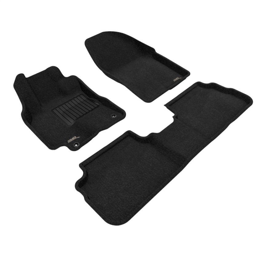 3D MAXpider L1TY05904709 09-13 Toyota Corolla Elegant Floor Mat - Black