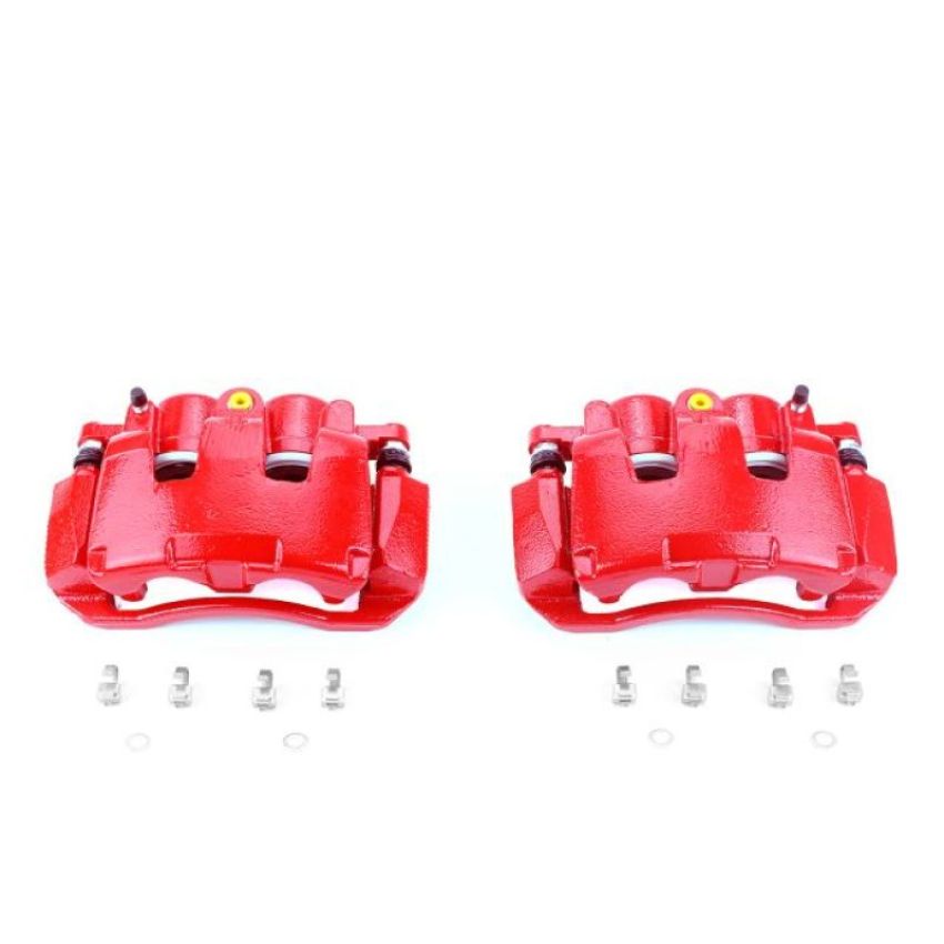 PowerStop S5054 Red Powder Coated Calipers