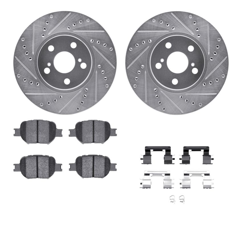 Dynamic Friction 7512-76082 Rotor Kit