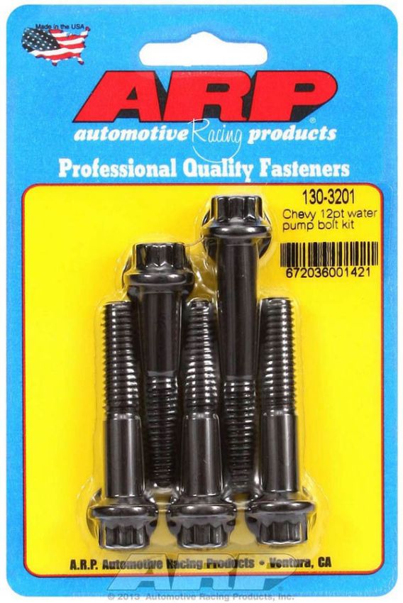 ARP ARP130-3201 Chevy Water Pump Bolt Kit - 12pt.