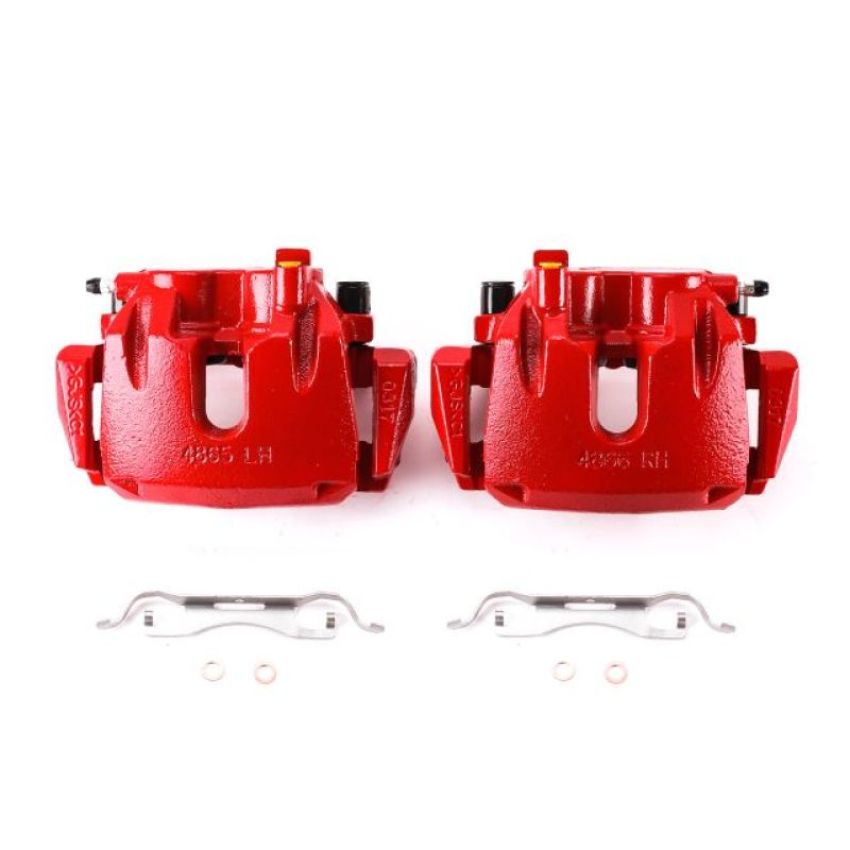 PowerStop S5296A Red Powder Coated Calipers